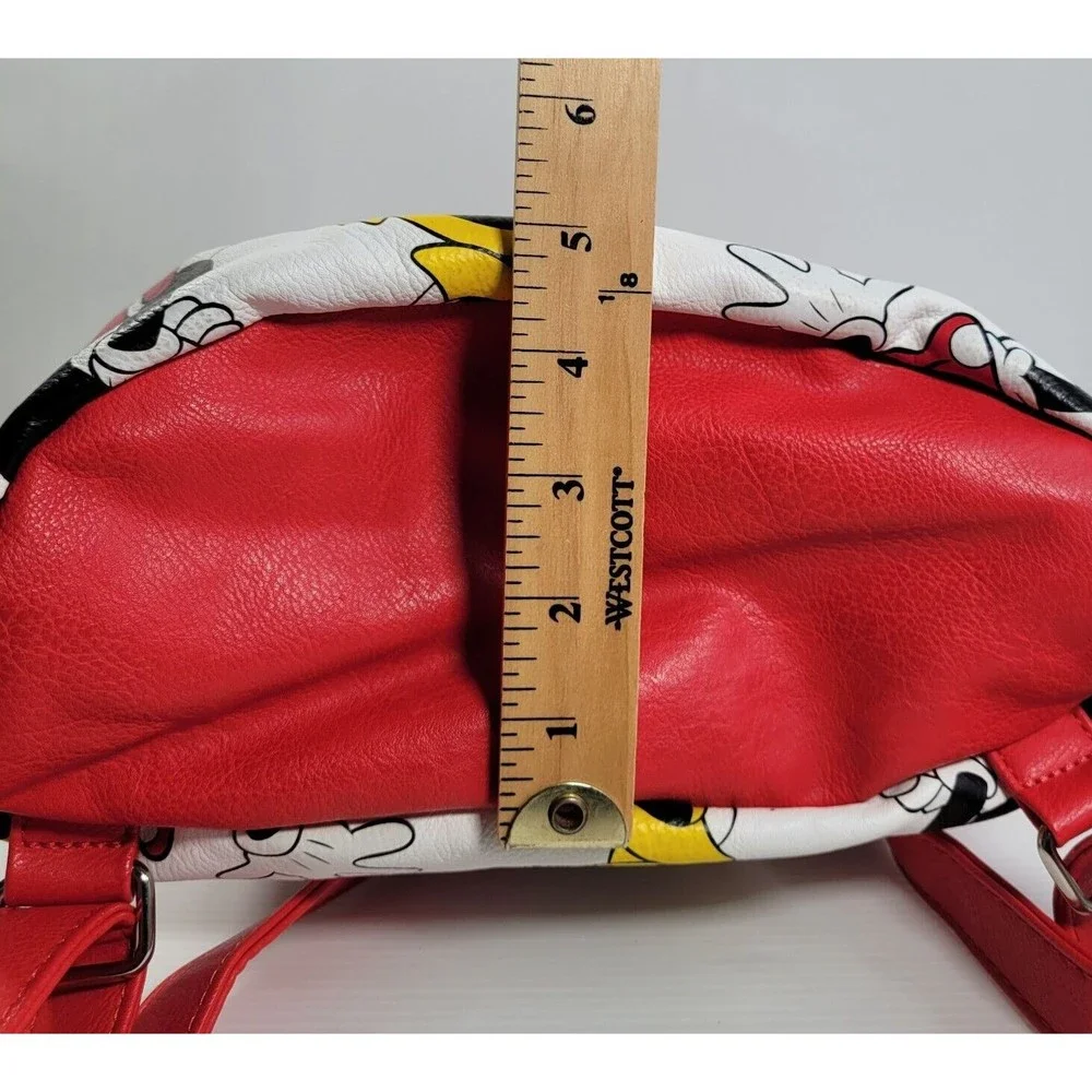 Loungefly Minnie Mouse Drawstring Backpack Disney All Over Print Bag Purse
